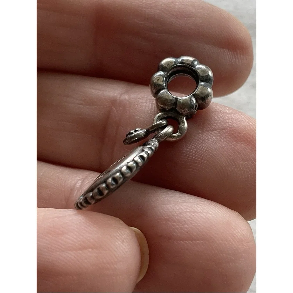 retired Pandora Sweet Sister Dangle Charm ALE 925 Sterling Silver